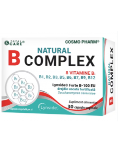 Natural B Complex – 30 capsule vegetale