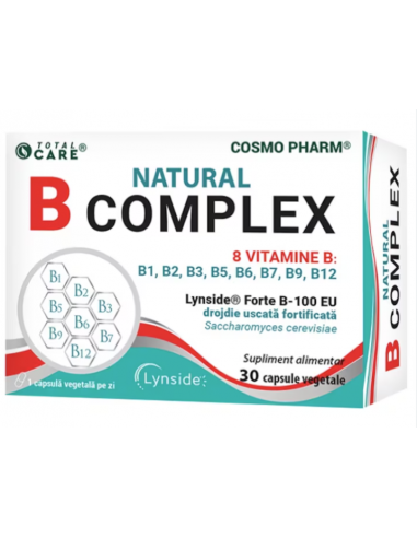 Natural B Complex – 30 capsule vegetale