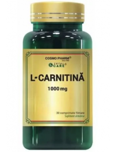 L-Carnitina 1000 mg, 30 comprimate, Cosmo Pharm