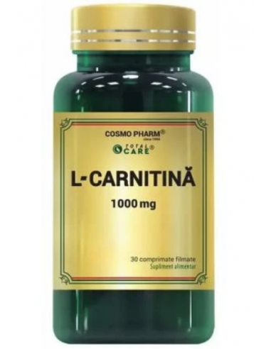 L-Carnitina 1000 mg, 30 comprimate, Cosmo Pharm