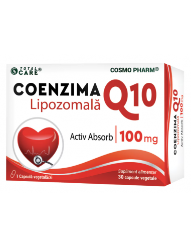 Coenzima Q10 Lipozomală, 30 capsule