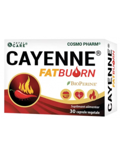 Cayenne Fatburn, 30 capsule vegetale