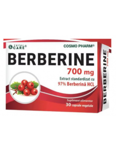 Berberina 700 mg, 30 capsule