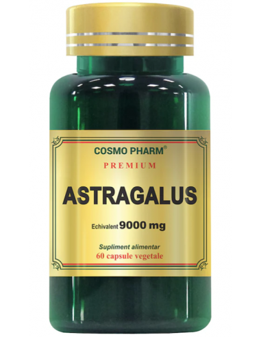 Astragalus Extract 450 mg (echivalent 9000 mg), 60 capsule vegetale