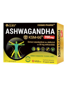 Ashwagandha KSM-66 700 mg, 30 capsule