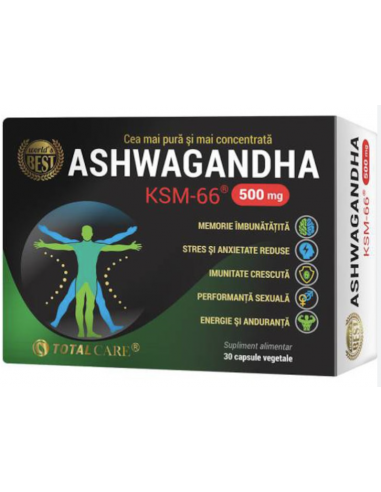 Ashwagandha KSM-66, 30 capsule