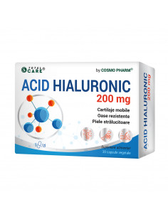 Acid Hialuronic 200 mg, 30 capsule vegetale