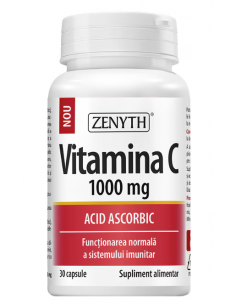 Vitamina C Acid Ascorbic 1000 mg (Zenyth) — 30 capsule