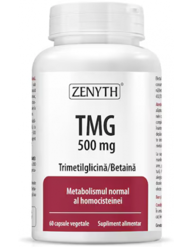 TMG 500 mg – 60 capsule vegetale