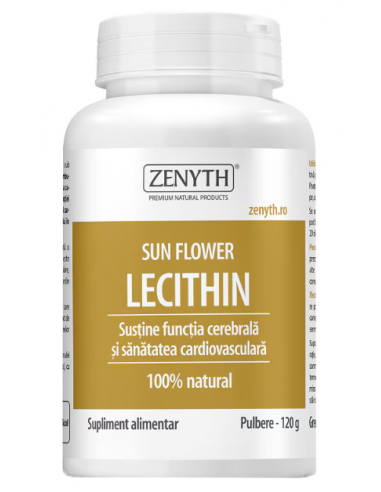 Lecitina din floarea-soarelui 120 g (Zenyth)