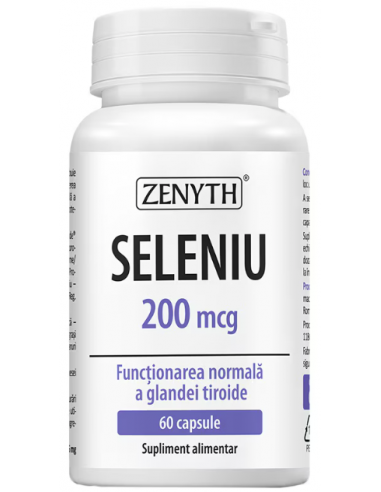 Seleniu 200 mcg – 60 capsule