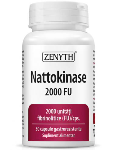 Nattokinase 2000 FU – 30 capsule gastrorezistente
