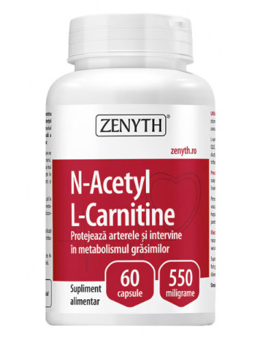 N-Acetyl L-Carnitine 550 mg – 60 capsule