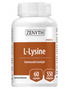 L-Lysine 550 mg – 60 capsule, Zenyth
