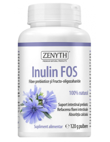 Inulin FOS pulbere 120 g, Zenyth