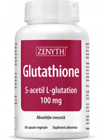 Glutathione 100 mg – 60 capsule, Zenyth