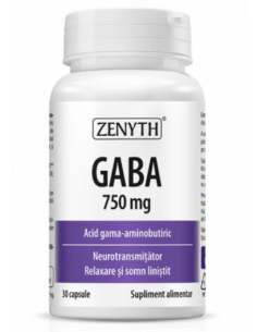 GABA 750 mg – 30 capsule, Zenyth