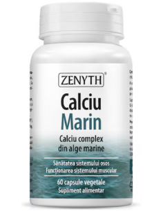 Calciu Marin – 60 capsule vegetale, Zenyth