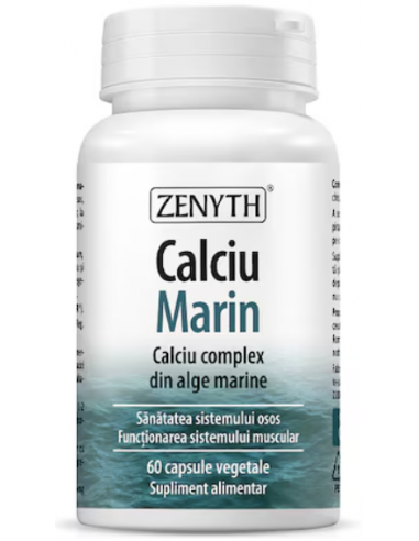 Calciu Marin – 60 capsule vegetale, Zenyth