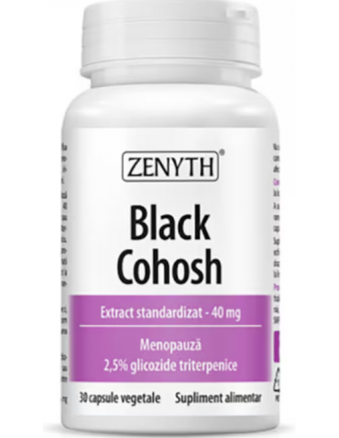 Black Cohosh 40 mg – 30 capsule vegetale, Zenyth