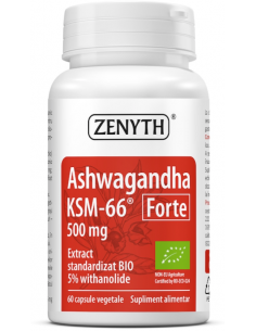 Ashwaghanda KSM-66 Forte 500 mg – 60 capsule, Zenyth