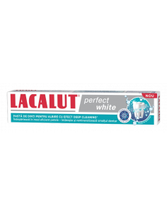 Lacalut Perfect White 75 ml — pastă de dinți
