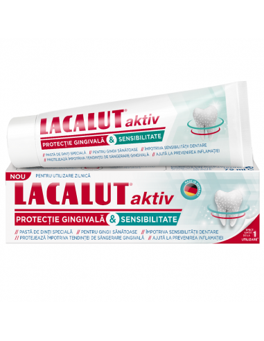 Lacalut Activ & Sensitive – pastă de dinți 75 ml
