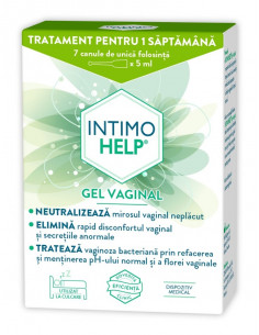 IntimoHelp – Gel vaginal 7 canule x 5 ml