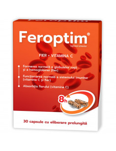 Feroptim Retard – 30 capsule (eliberare prelungită)