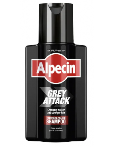 Alpecin Grey Attack – Șampon Caffeine & Color 200 ml