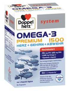 Doppelherz System Omega-3 Premium 1500 – 60 capsule
