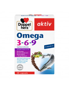 Doppelherz Aktiv Omega-3-6-9 + Vitamina E – 30 capsule