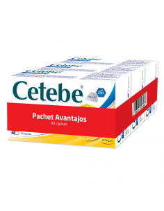 Cetebe Imuno-Active 500 mg, 3 × 30 capsule
