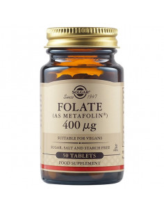 Solgar Folate (ca Metafolin) 400 µg – 50 tablete