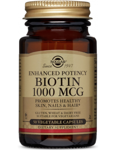 Solgar Biotin 1000 µg – 50 capsule vegetale