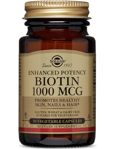 Solgar Biotin 1000 µg – 50 capsule vegetale