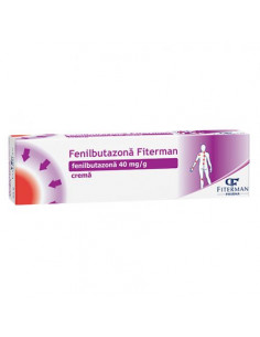 Fenilbutazonă cremă 40 mg/g, 35 g Fiterman