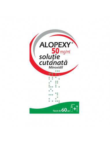 Alopexy 5% soluție cutanată 60 ml
