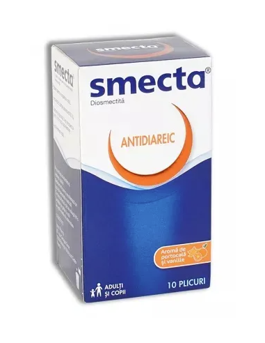 Smecta 3 g pulbere pentru suspensie orală, 10...