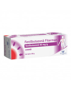 Fenilbutazona 40mg/g crema  x 50g, Fiterman Pharma S.R.L....