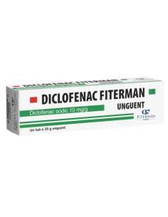 Diclofenac 10mg/g unguent x 35g, Fiterman Pharma S.R.L. -...
