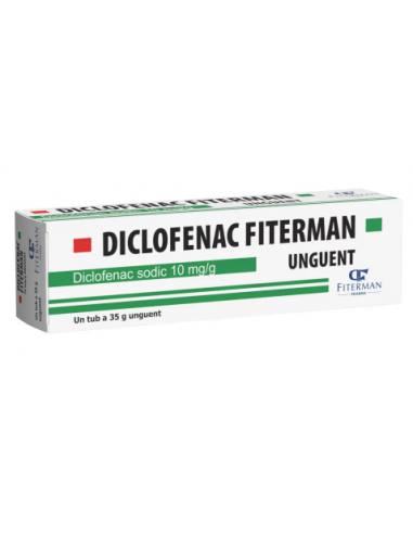 Diclofenac 10mg/g unguent x 35g, Fiterman...