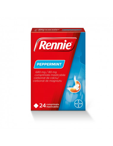 Rennie peppermint x 24 cpr mast, Bayer Ag Germania