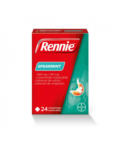 Rennie spearmint x 24 cpr mast, Bayer Ag Germania