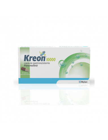 Kreon 10000 150mg 2blx10cps.grez, Mylan