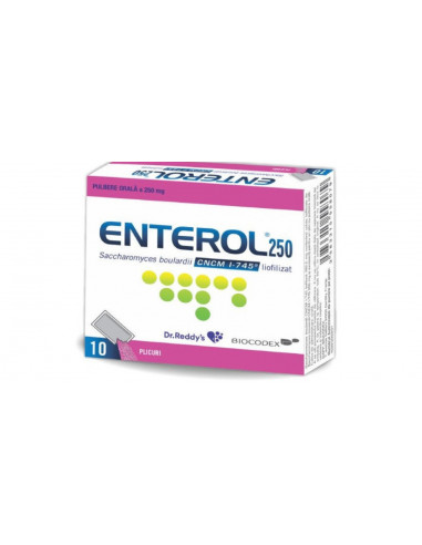Enterol 250mg pulb.orala x 10pl, Dr. Reddy'S