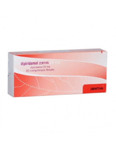 Dipiridamol Zentiva 25mg x 30cp.film, Zentiva...