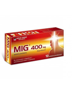 Mig-400 400mg x 10cp.film, Berlin Chemie Germania