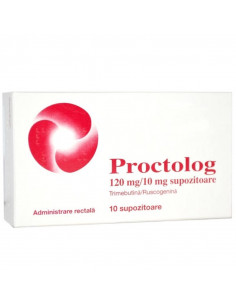 Proctolog 120mg/10mg x 10sup, Pfizer Europe Ma Eeig - Anglia