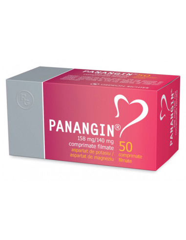 Panangin x 50 dr, Gedeon Richter Romania Sa